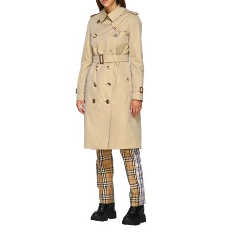 trench donna beige burberry dove a napoli prezzi buoni|Giacca trench in misto cotone (Beige) .